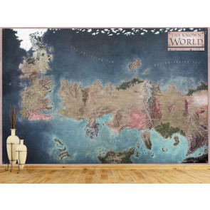 Game of Thrones Westeros Map Papier Peint Photo