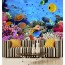 Aquarium - Papier peint 3D - Appliqué sur le mur
